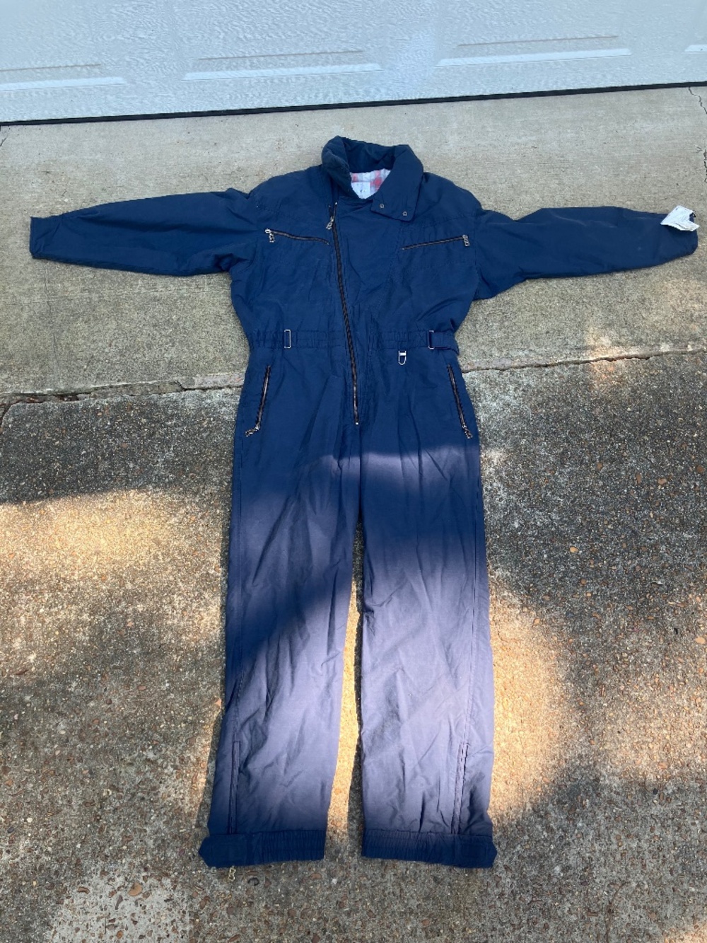NWT Bogner 80s-90s Ski Suit One Piece Color Block Mens 40 Vtg Blue Collar Union